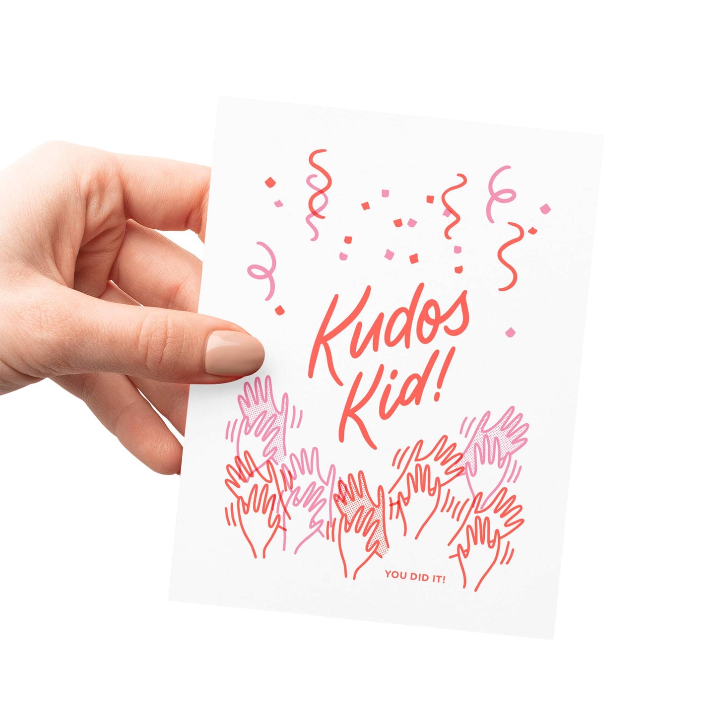 Kudos Kid -  Fun Congratulations Graduation Letterpress Card