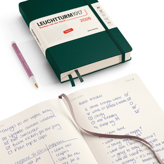 Daily Dotted Planner - Hardcover (A5) - 2026