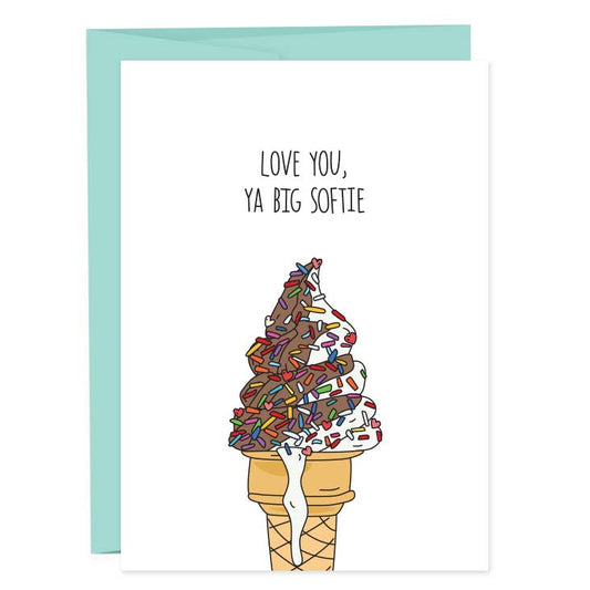 Big Softie Large Greeting Card