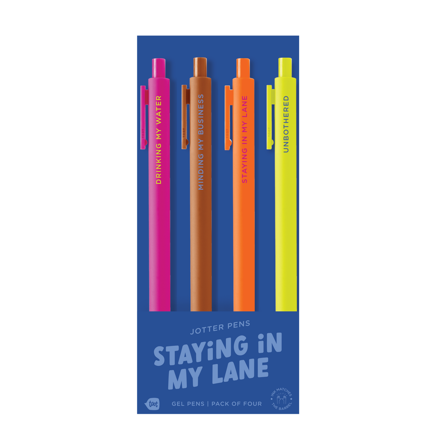 Staying In My Lane - Jotter Set - Set of 4