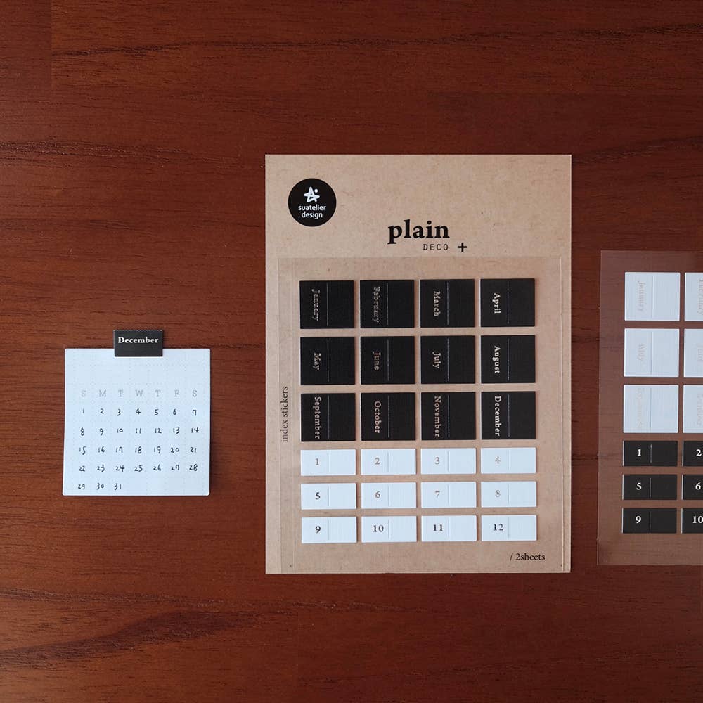 Monthly Tabs - Plain.45