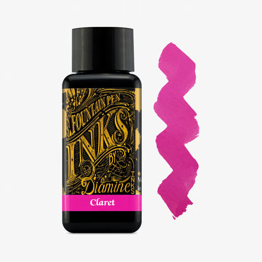 Claret - Diamine Bottle Ink - 30mL