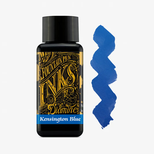 Kensington Blue - Diamine Bottle Ink - 30mL