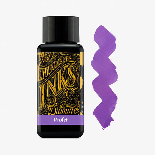 Violet - Diamine Bottle Ink - 30mL