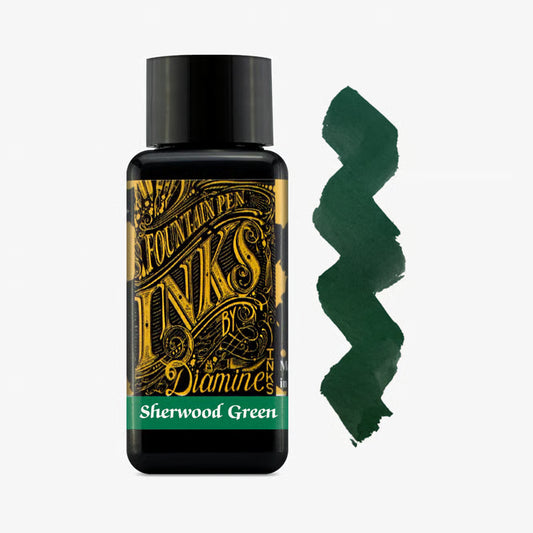 Sherwood Green - Diamine Bottle Ink - 30mL