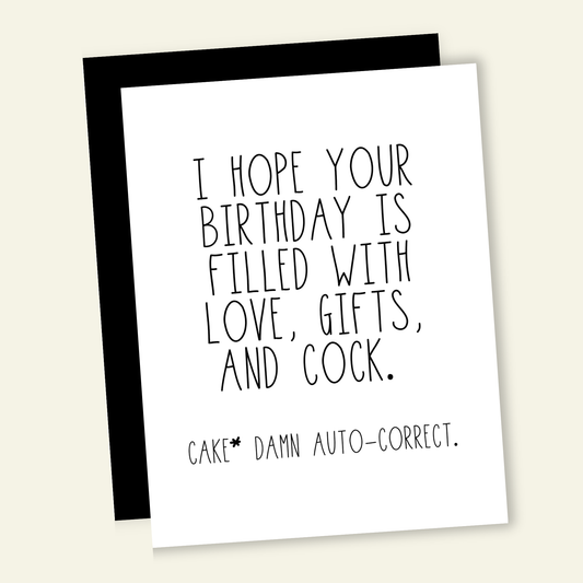 That’s So Andrew - Birthday is Filled with C*ck Birthday Greeting Card