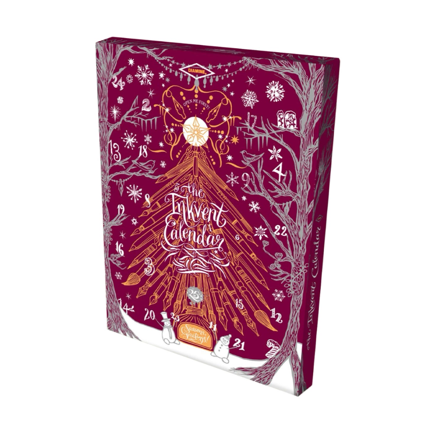 PREORDER - Inkvent 2026 Burgundy Edition - Diamine Ink Advent Calendar