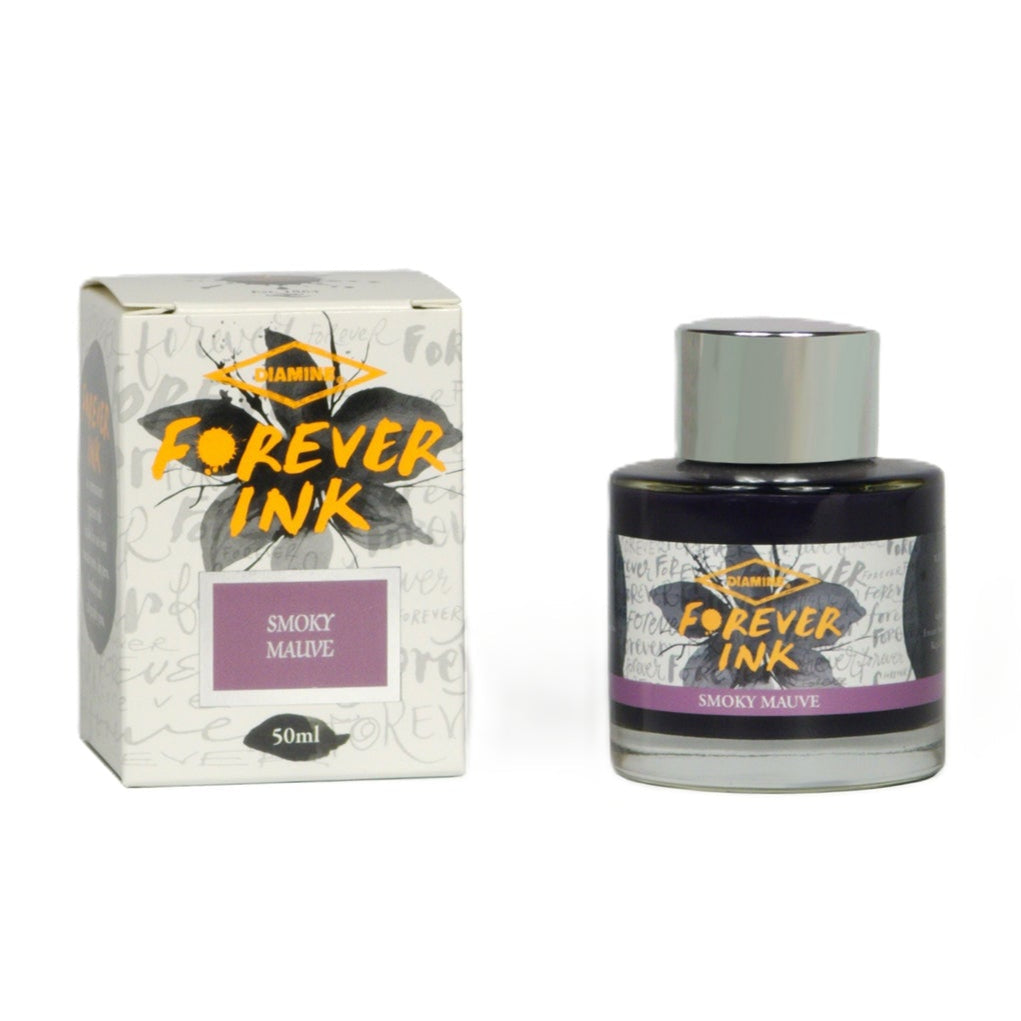 Ink bottle and packaging with 'Forever Ink' branding on a white background