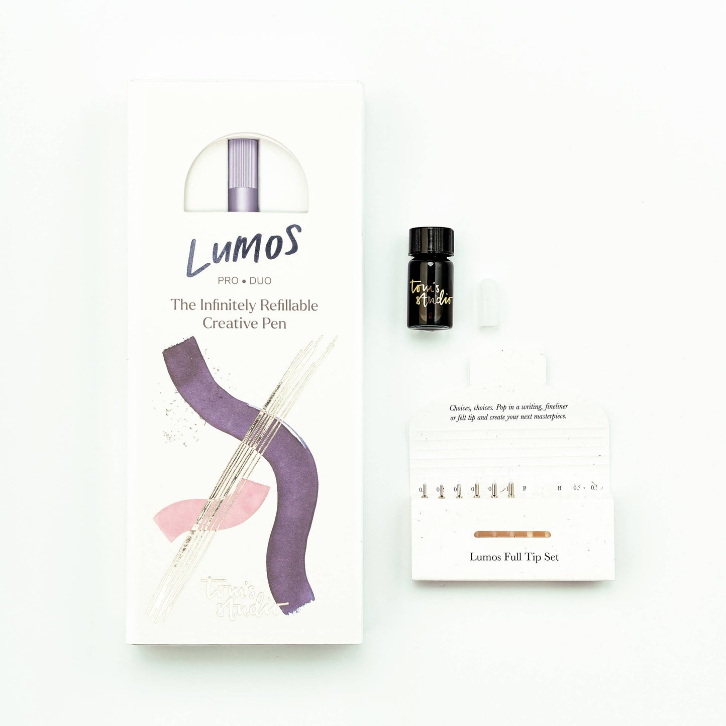 Lilac - Lumos Duo - Refillable Multi-Tip Pen