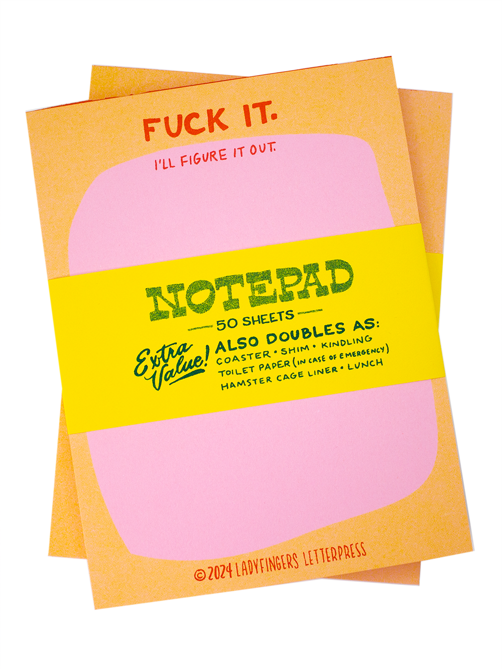 Fuck it. I'll Figure it Out - Risograph Notepad