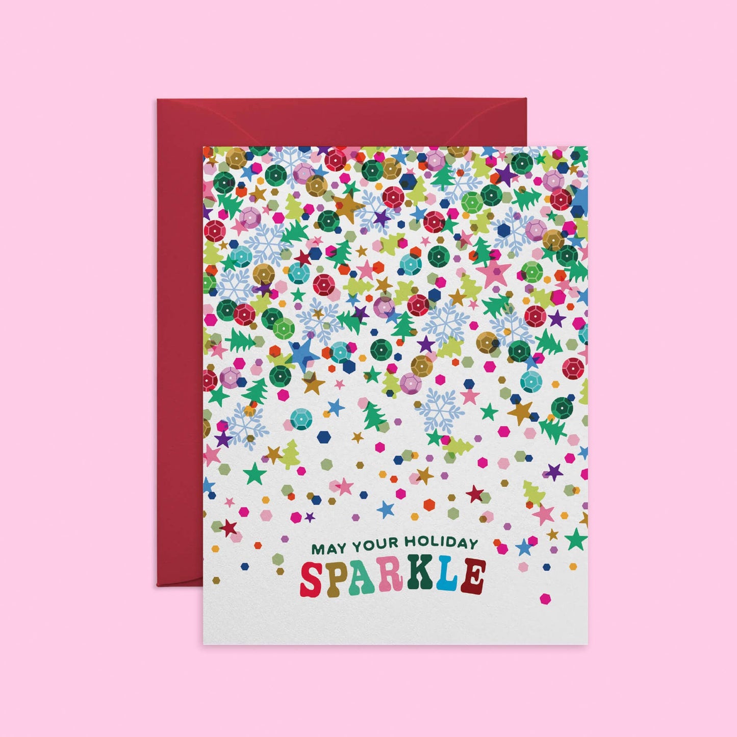 O.O.M.F Creative - Holiday Sequins Holiday Card