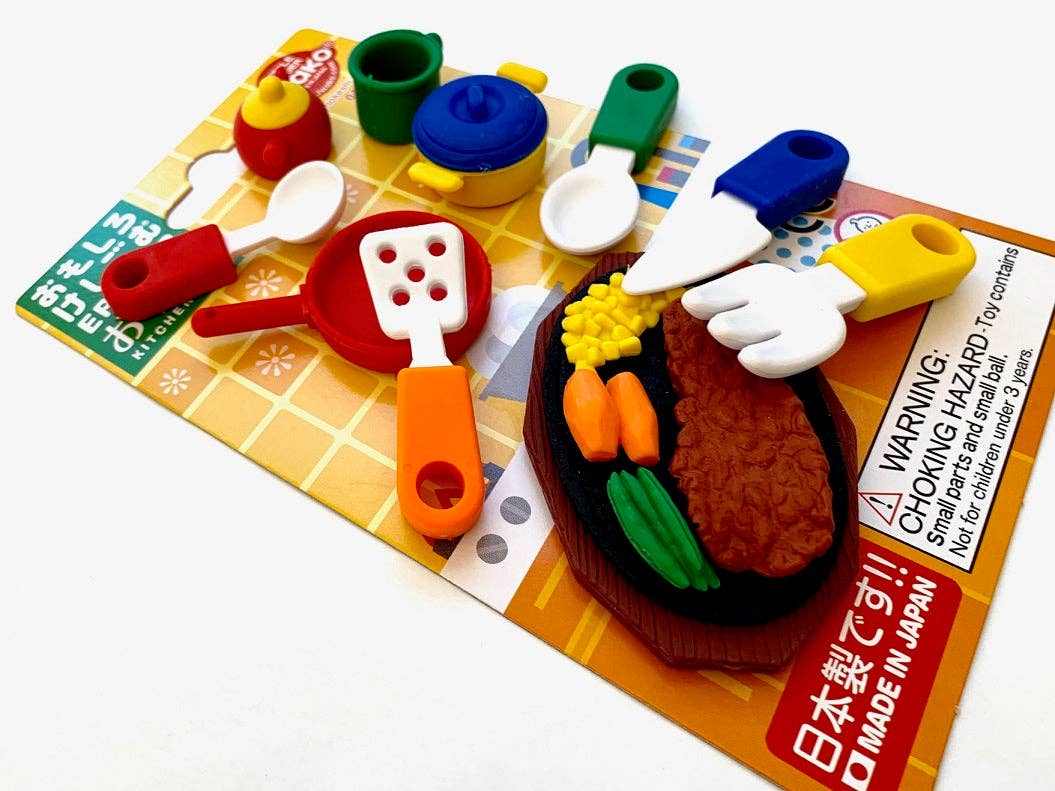 Kitchen Cooking Eraser Card Set