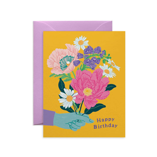 O.O.M.F Creative - Handpicked Bouquet Birthday Card