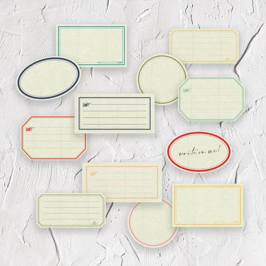 Belle & Union - Ephemeria Paper Label Stickers, Rainbow