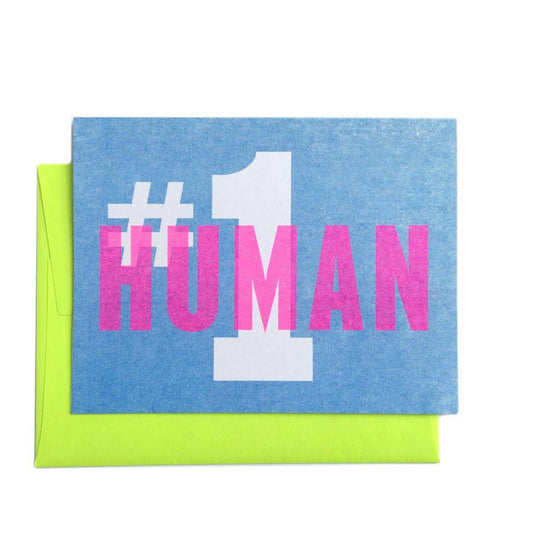 Next Chapter Studio - #1 Human - Greeting Card