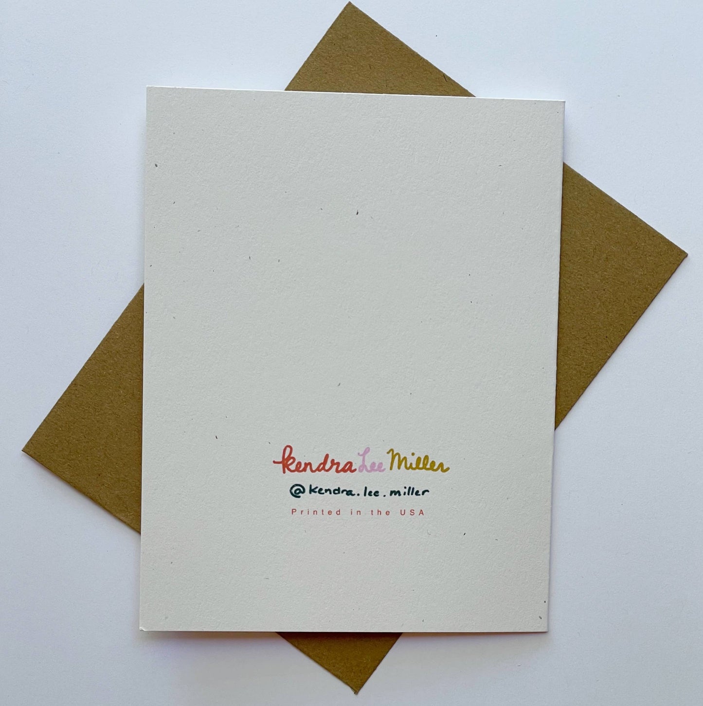 Kendra Lee Miller Art - Sluggish Belated Birthday Card