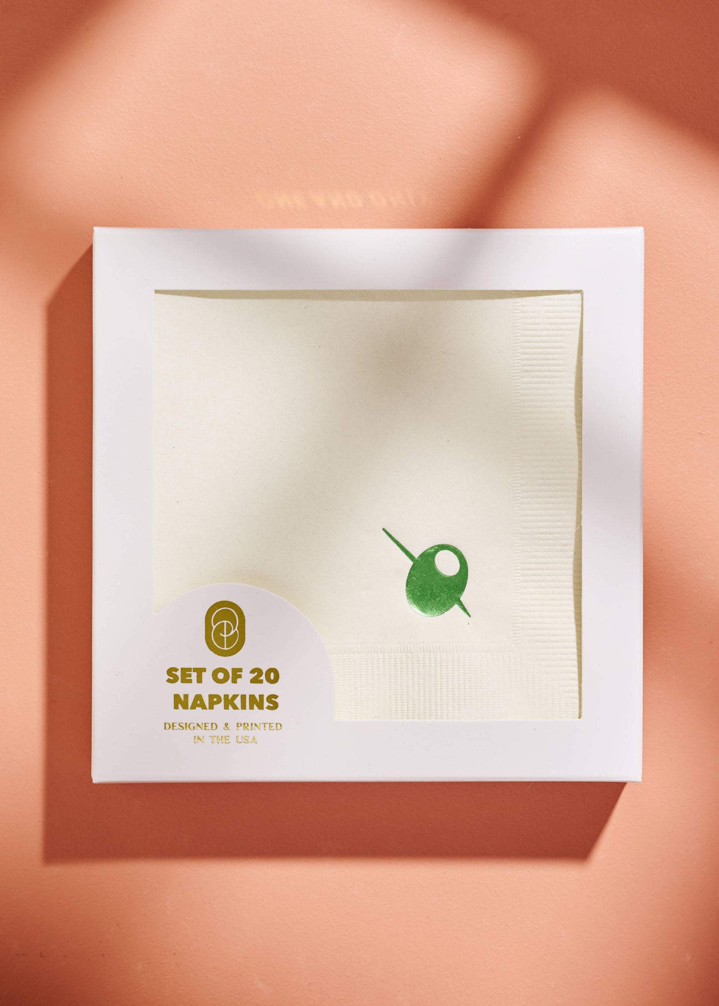 Olive - Set of 20 - Cocktail Napkins