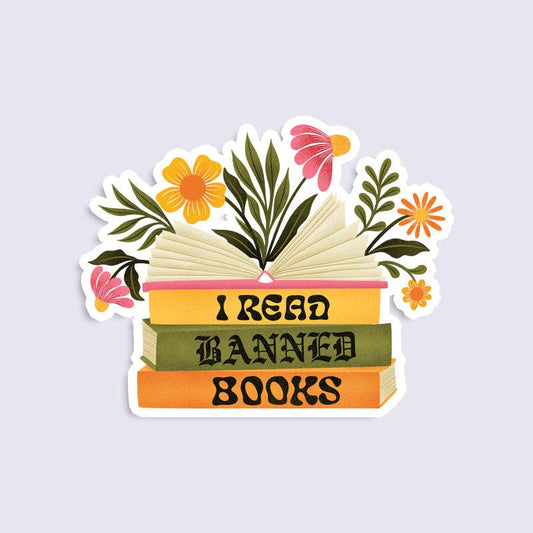 I Read Banned Books - Vinyl Sticker