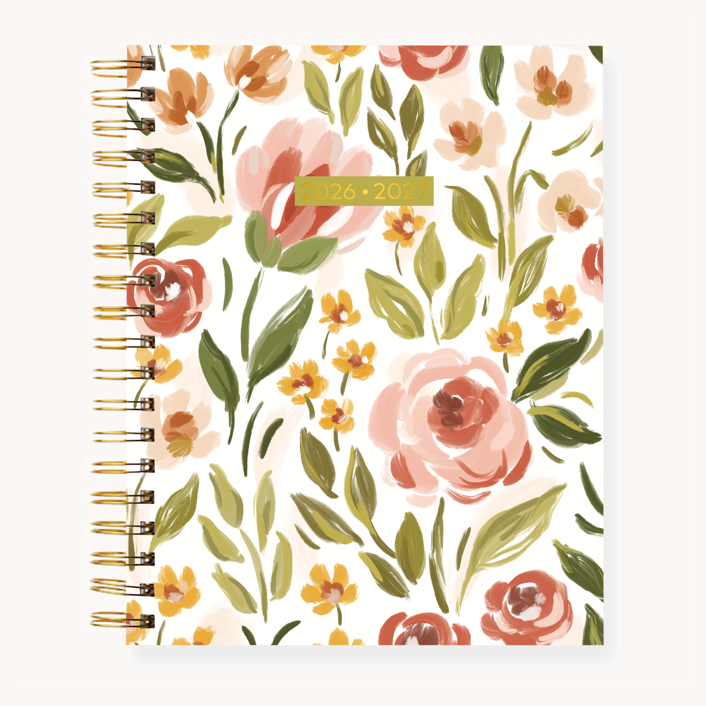 Floral Filigree  - 8.5x11 Weekly Academic Planner - 2026-2027