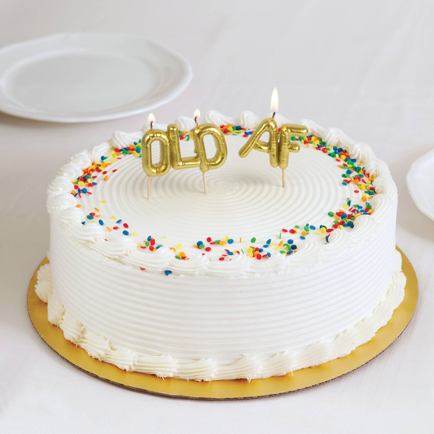 OLD AF - LIGHTEN UP Party Candles - Set of 5