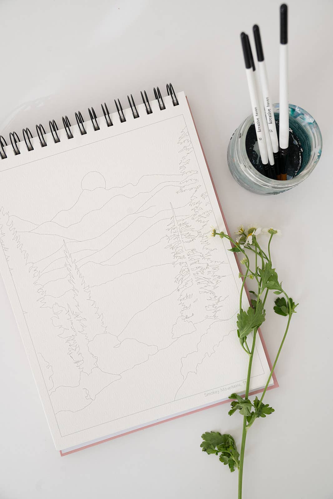 National Parks Watercoloring Book