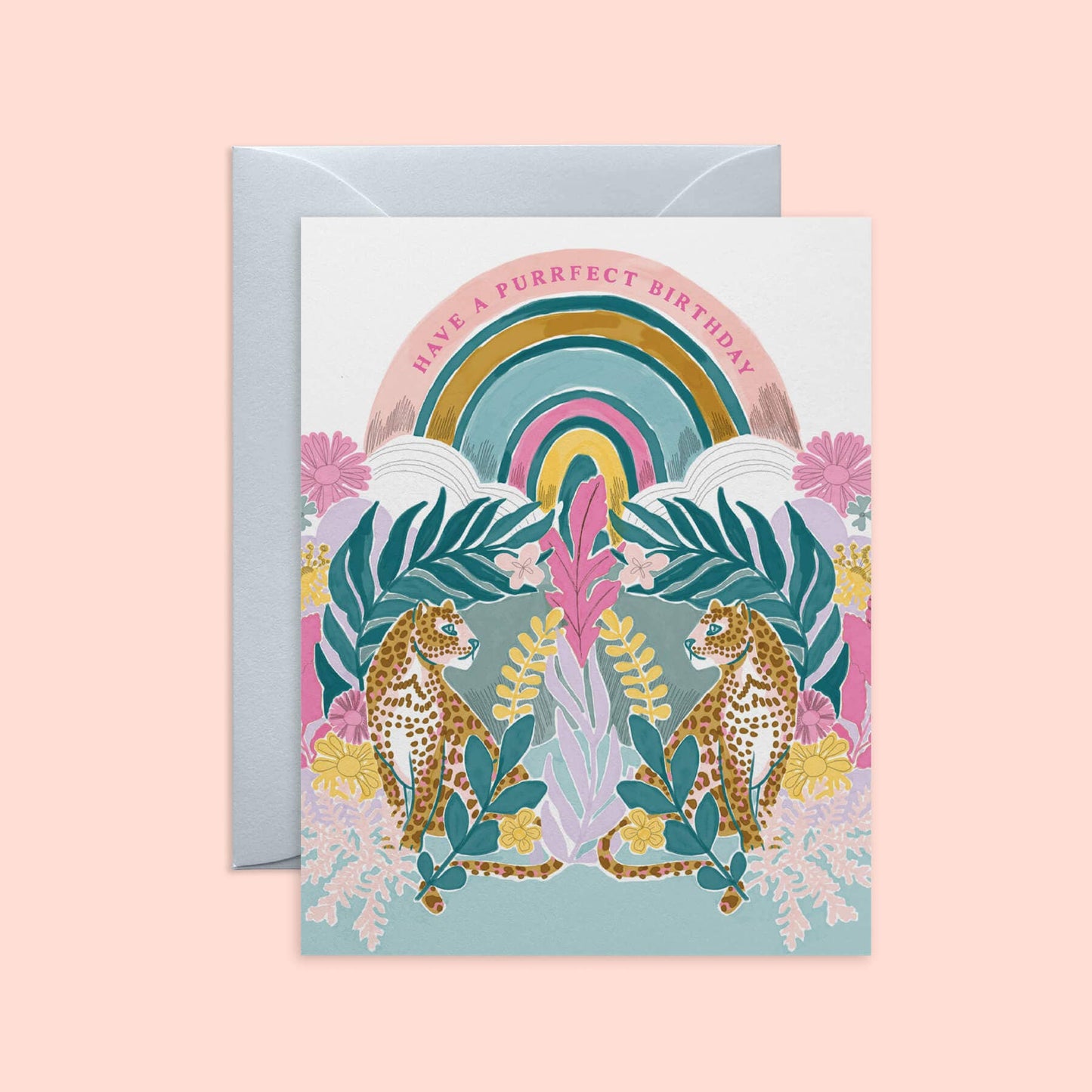 O.O.M.F Creative - Leopard Daydream Birthday Card