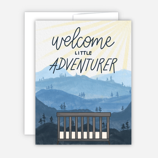 Designs with Jamie - Welcome Little Adventurer Card