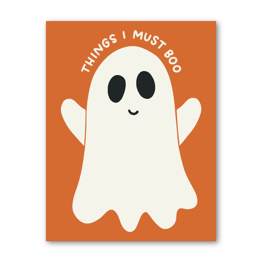 Kyn You Believe It - Things I Must Boo Notepad | Fall Stationery