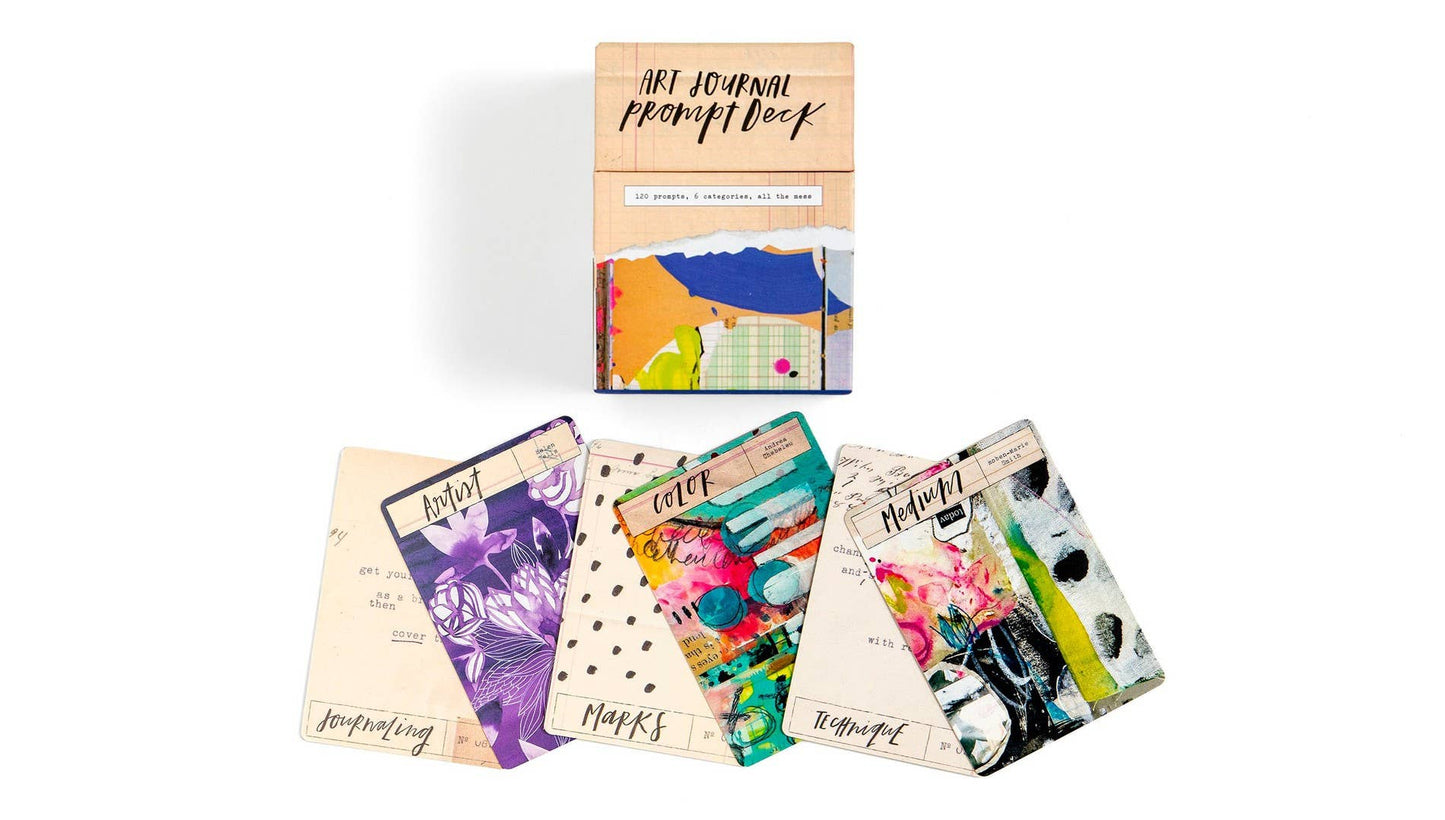 Art Journal Prompt Deck - 120 cards