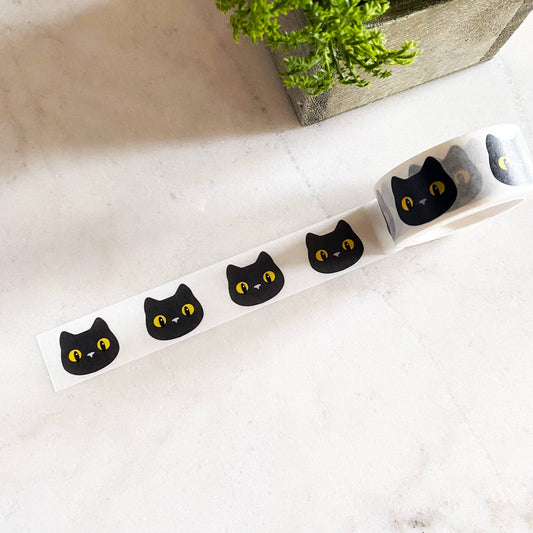 Cute Black Cat - Washi Tape