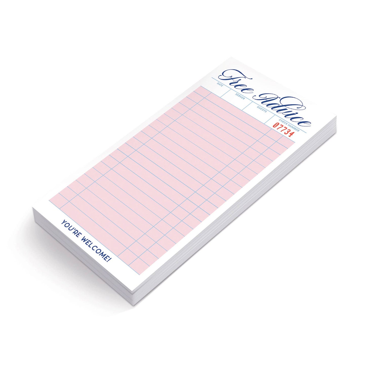 Check Yourself Guest Check - Sticky Notes