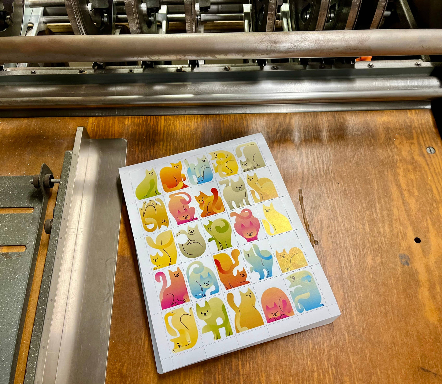 Cool Cats - Lick & Stick Stamps