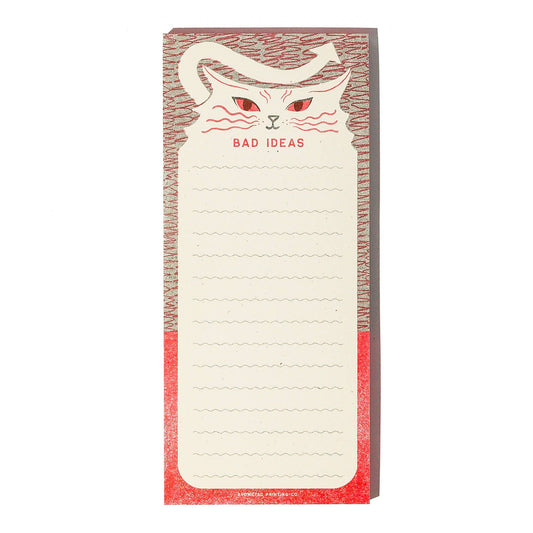 Bad Ideas - Tall Risograph Notepad