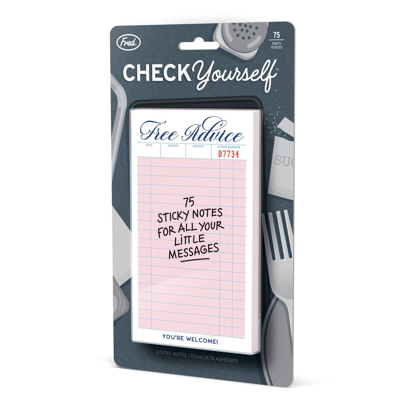 Check Yourself Guest Check - Sticky Notes