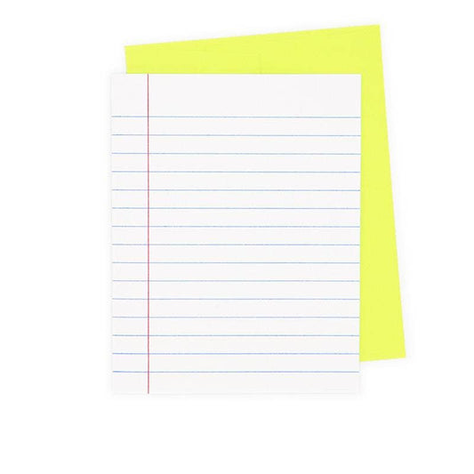Next Chapter Studio - Loose Leaf Paper Greeting Card