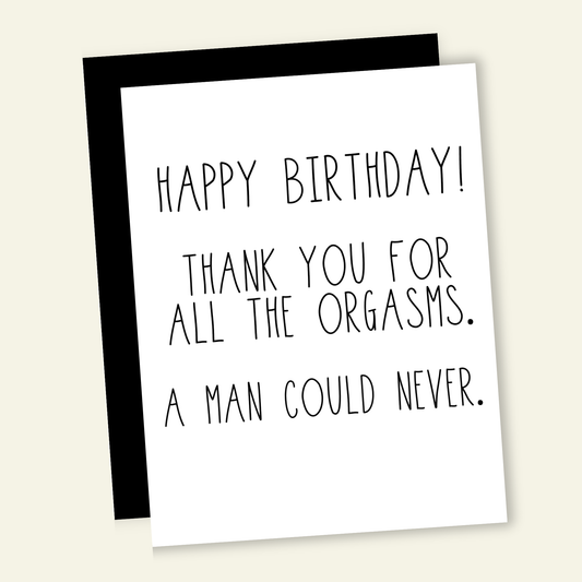 That’s So Andrew - Thank You | Funny Lesbian Birthday Greeting Card