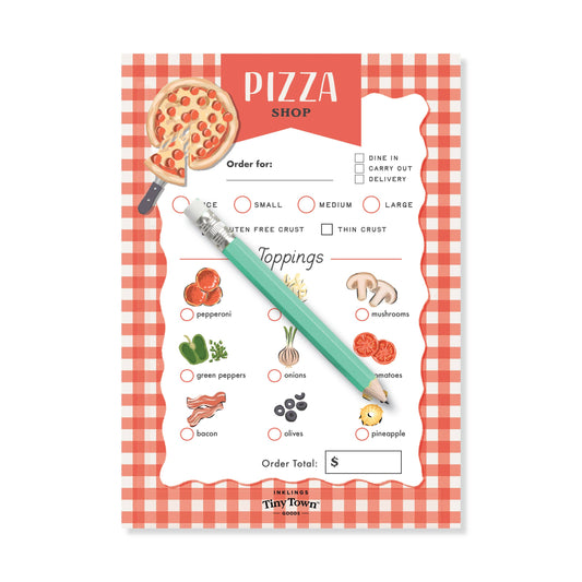 Inklings Paperie - Play Notepad - Pizza Shop