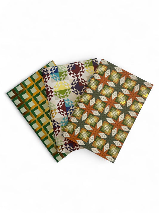 "Hot Blocks" Soft Notebook - Set of 3