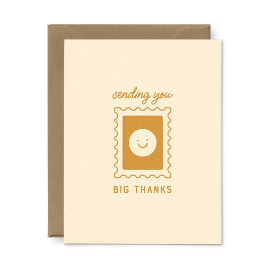 Ruff House Print Shop - Sending You Big Thanks Greeting Card: Single