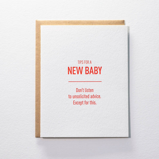 Pregnancy Tips Baby Advice - Greeting Card