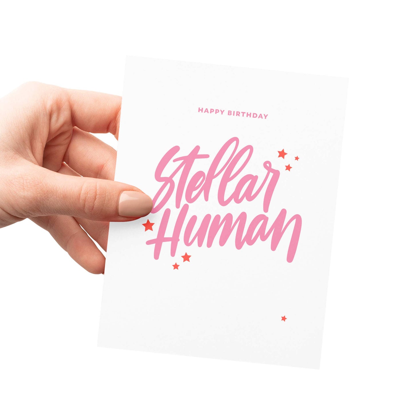 Stellar Human - Letterpress Birthday Card