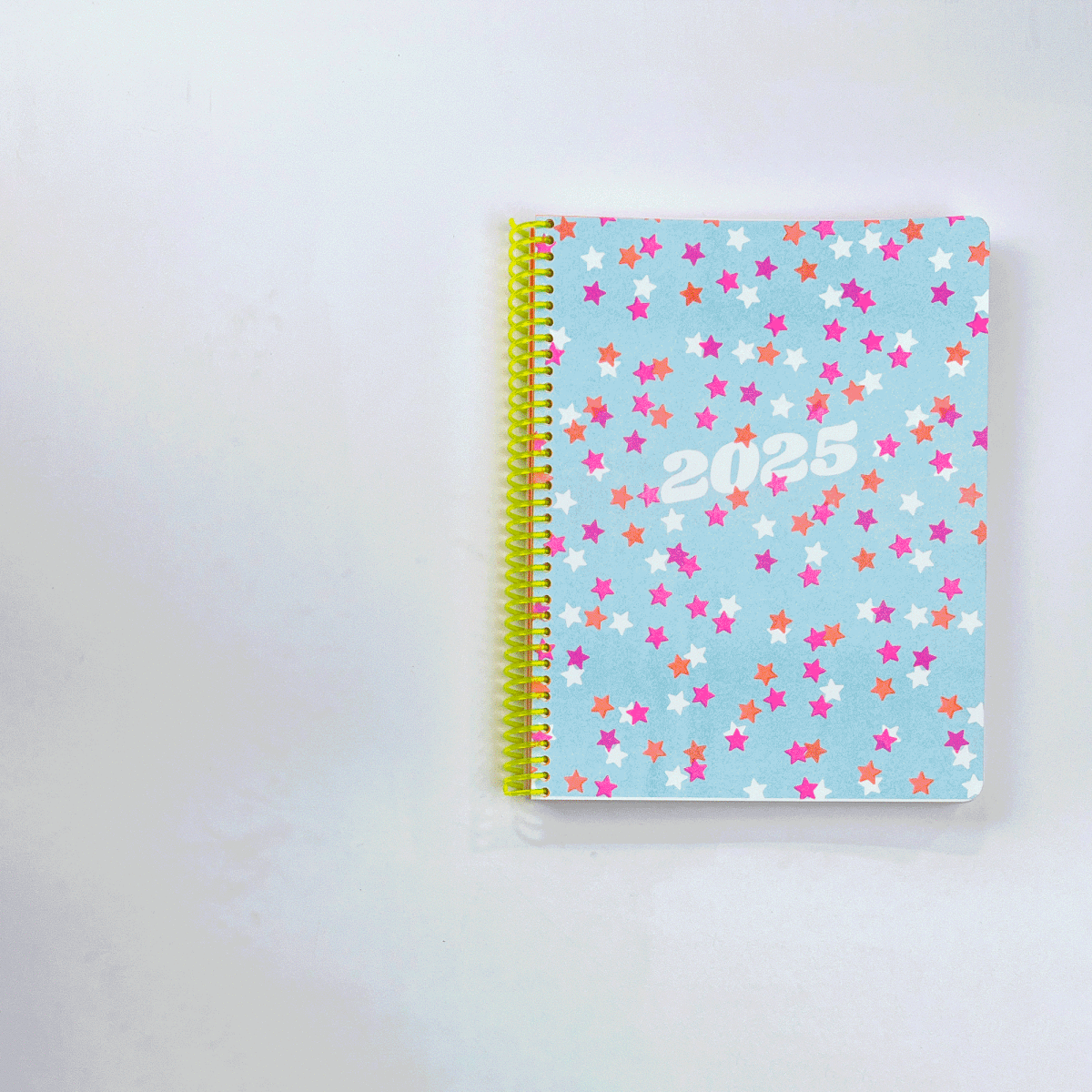 2027 Dated Planner - Riso Printed, 200+ Pages, Spiral Bound: Iridescent Balloons