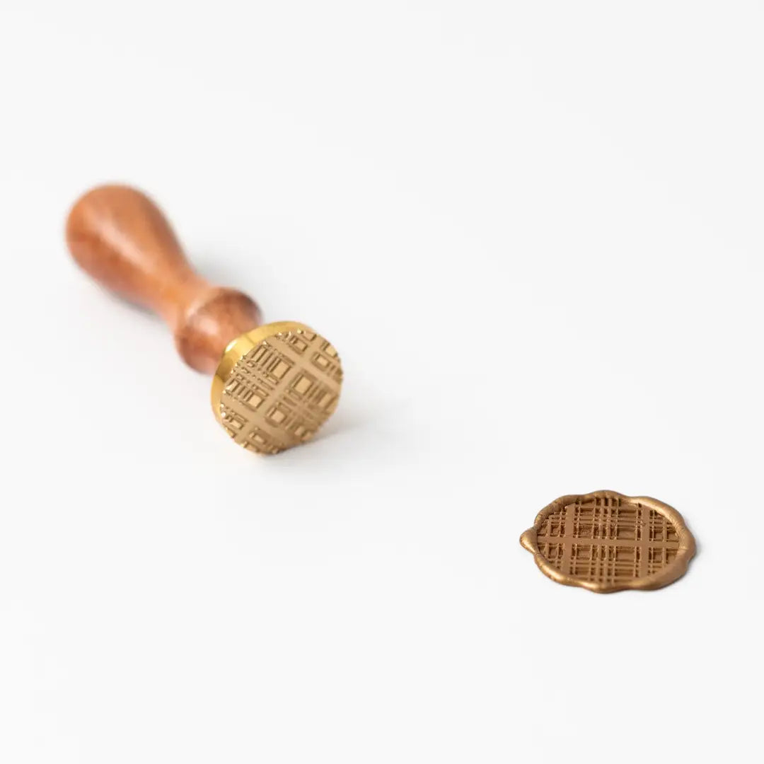 Plaid Pattern - Wax Seal Stamp