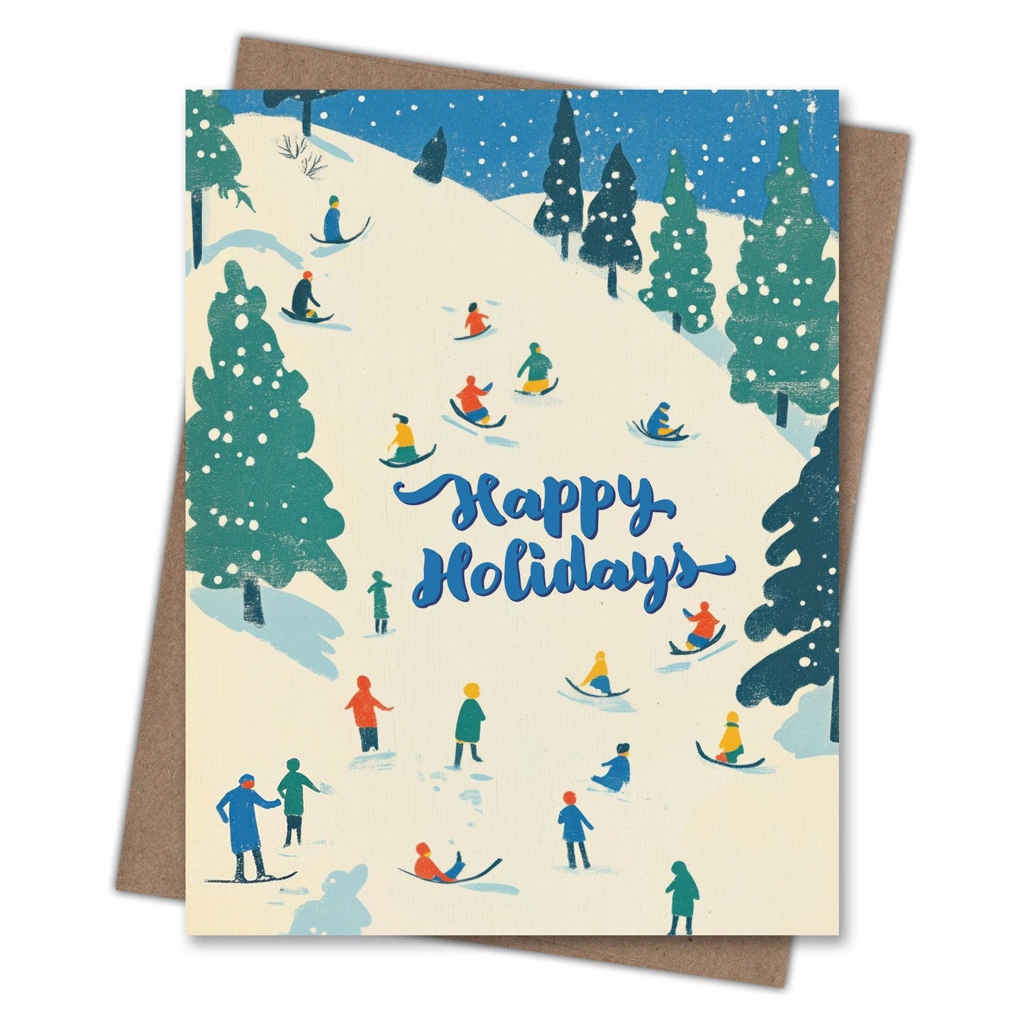 Snow Day - Happy Holidays Card