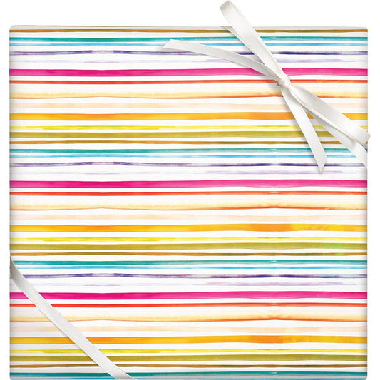 Rainbow Stripe - Stone Wrapping Paper Roll