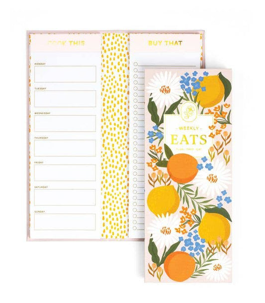 Elum Designs - Citrus Florals - List Pad Hardcover