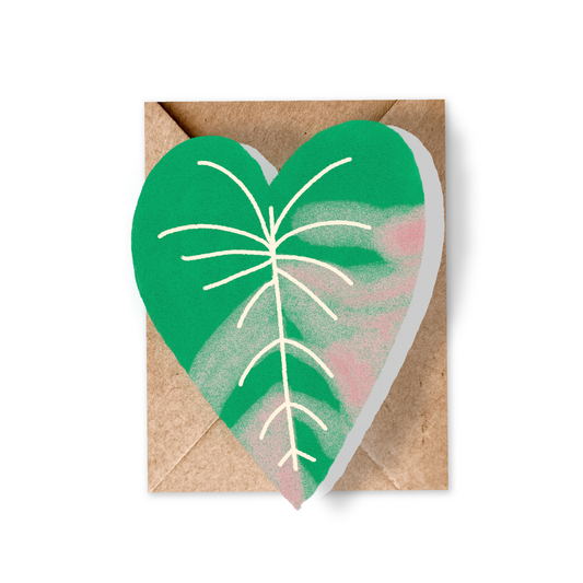 SimplyMKO - Mini Plant Leaf Greeting Card
