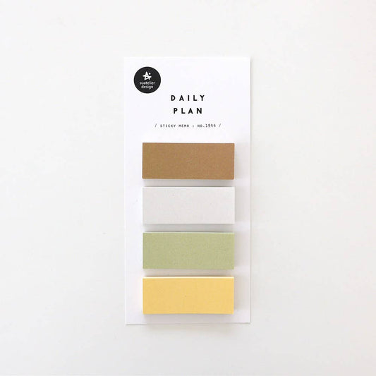 Sticky Notes - Earthy Tones Set of 4 - Daily Plan.33
