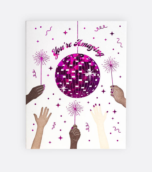 Elum Designs - Disco Ball Party - Greeting Card