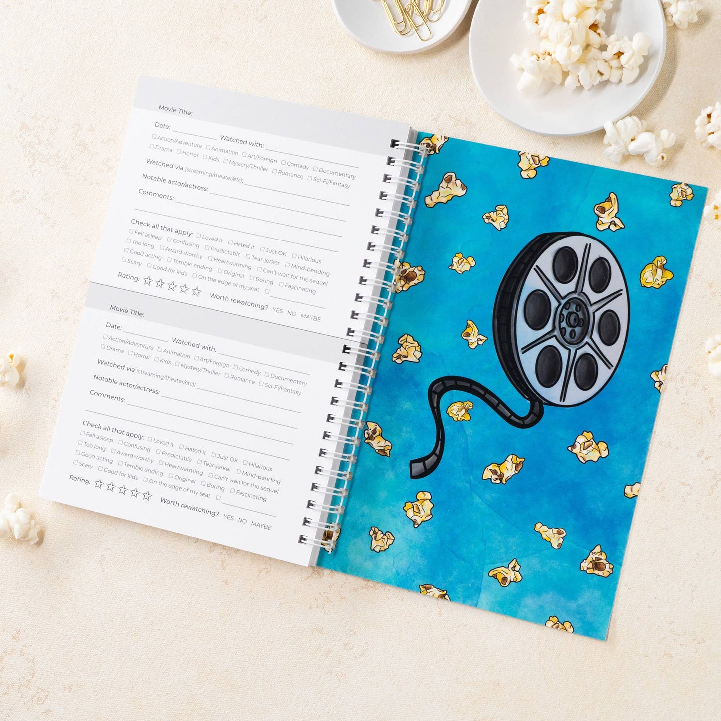 Movie Logbook - Journal for Tracking Movies